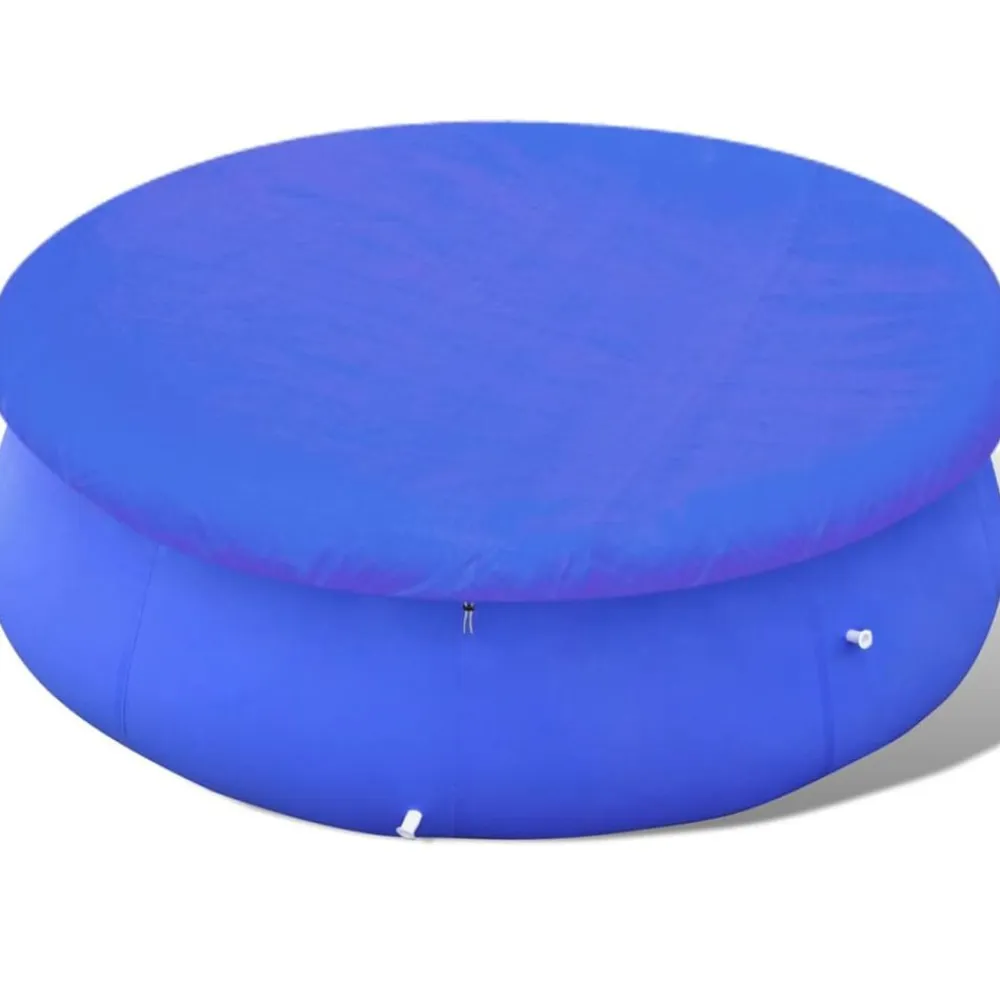 vidaXL Piscina Y Spa-Cubierta de piscina PE 460 cm 90 g/m² redonda