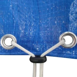 vidaXL Piscina Y Spa-Cubierta de piscina PE 460 cm 90 g/m² redonda