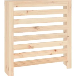 vidaXL Cubierta de radiador madera maciza de pino 79,5x19x84 cm Natural Clearance