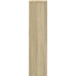 vidaXL Accesorios Para Electrodomésticos-Cubierta de radiador madera ingeniería 78x20x82 cm