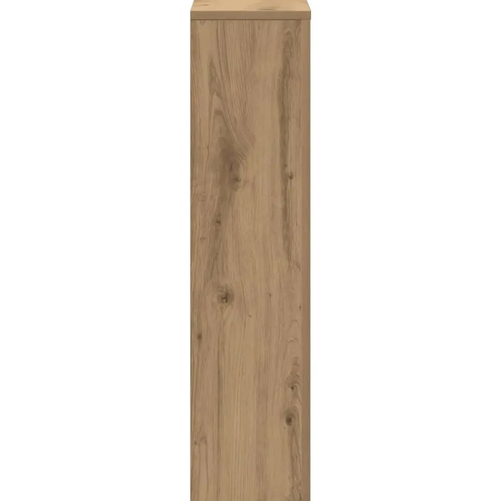 vidaXL Cubierta de radiador madera color artesano 78x20x82 cm Roble Hot