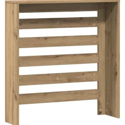 vidaXL Cubierta de radiador madera color artesano 78x20x82 cm Roble Hot