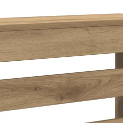 vidaXL Cubierta de radiador madera color artesano 78x20x82 cm Roble Hot
