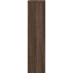 vidaXL Cubierta de radiador madera ingeniería marrón roble 78x20x82 cm Marr&oacute;n roble Hot