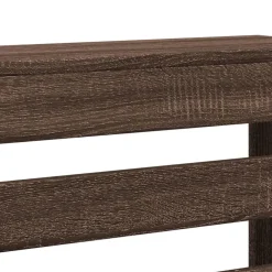 vidaXL Cubierta de radiador madera ingeniería marrón roble 78x20x82 cm Marr&oacute;n roble Hot