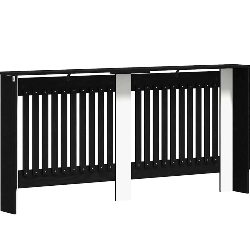 vidaXL Cubierta de Radiador 172 x 19 x 81,5 cm Roble negro New