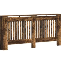 vidaXL Cubierta de Radiador 172 x 19 x 81,5 cm Roble ahumado Online