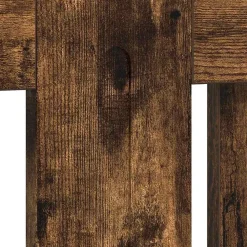 vidaXL Cubierta de Radiador 172 x 19 x 81,5 cm Roble ahumado Online