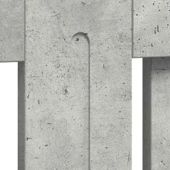 vidaXL Accesorios Para Electrodomésticos-Cubierta de Radiador Gris Concreto 172 x 19 x 81,5 cm