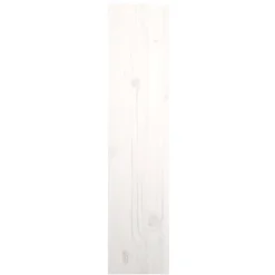 vidaXL Cubierta de radiador madera maciza de pino 79,5x19x84 cm Blanco Clearance
