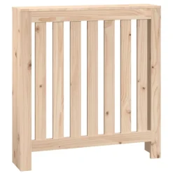 vidaXL Cubierta de radiador madera maciza de pino 79,5x19x84 cm Natural Best