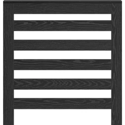 vidaXL Accesorios Para Electrodomésticos-Cubierta de Radiador Roble Negro 78 x 20 x 82 cm