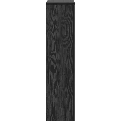 vidaXL Accesorios Para Electrodomésticos-Cubierta de Radiador Roble Negro 78 x 20 x 82 cm