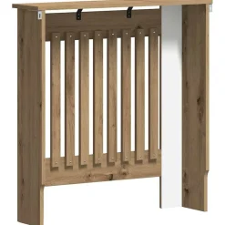 vidaXL Accesorios Para Electrodomésticos-Cubierta de Radiador Roble artesanal 78 x 19 x 81,5 cm