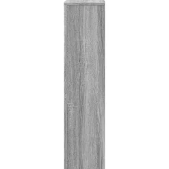 vidaXL Cubierta de radiador madera ingeniería 78x20x82 cm Gris sonoma Online