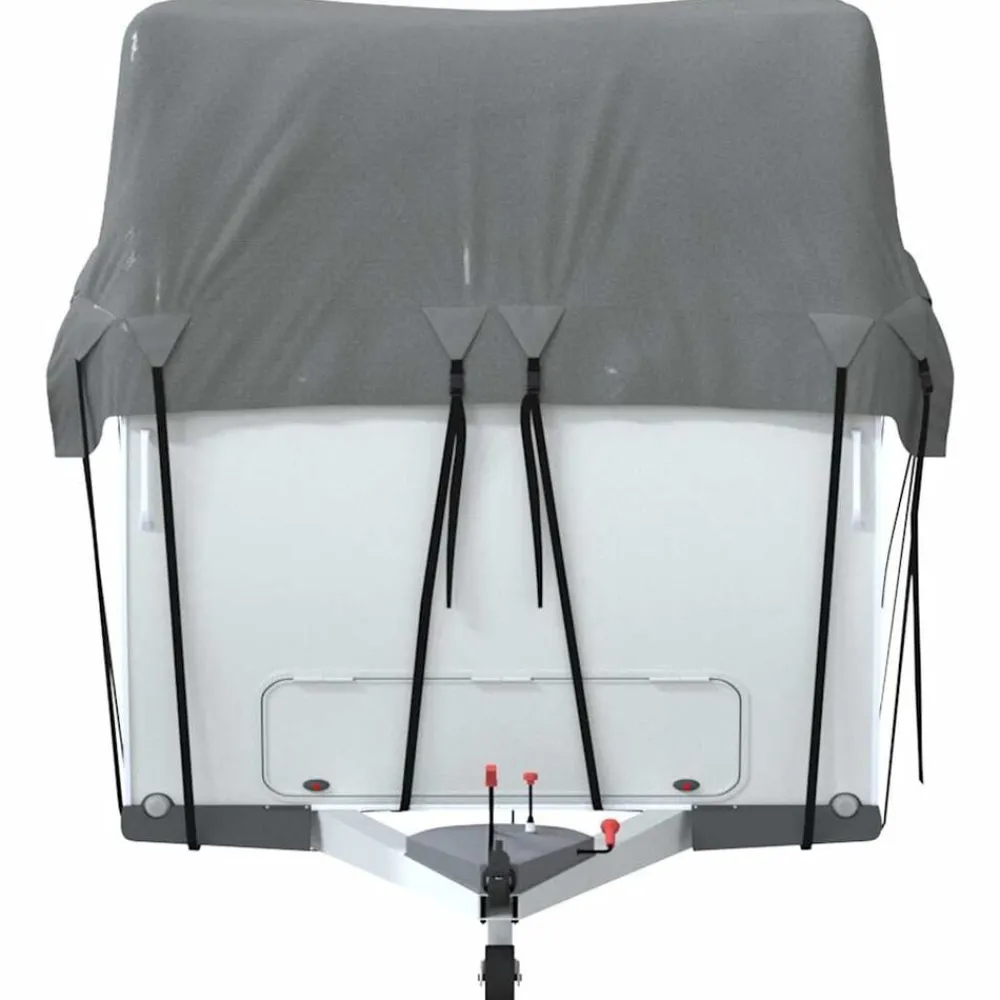 vidaXL Piezas Y Accesorios Para Vehículos-Cubierta de techo para caravana tela no tejida gris 500x300 cm
