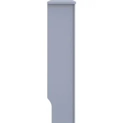 vidaXL Cubierta para radiador MDF gris 152x19x81,5 cm Antracita Discount