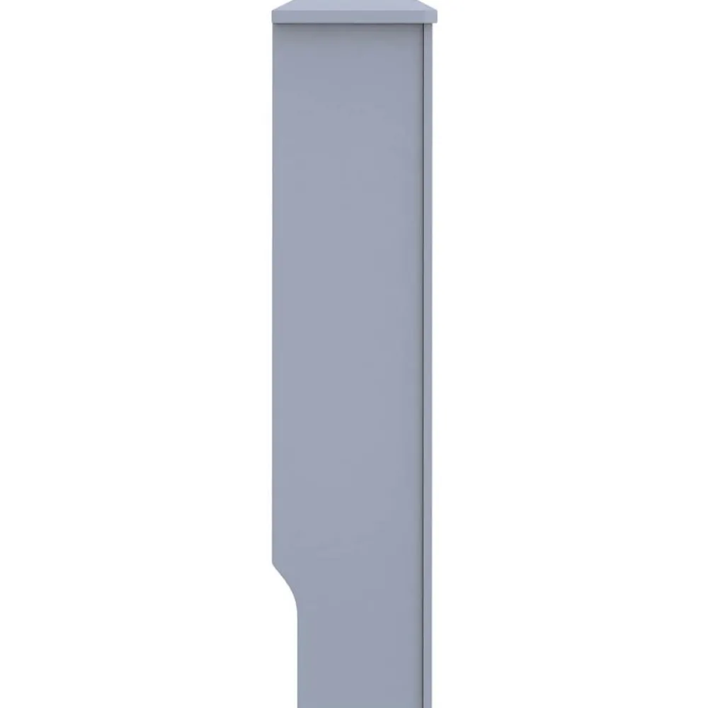 vidaXL Cubierta para radiador MDF gris 152x19x81,5 cm Antracita Discount