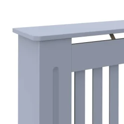 vidaXL Cubierta para radiador MDF gris 152x19x81,5 cm Antracita Discount
