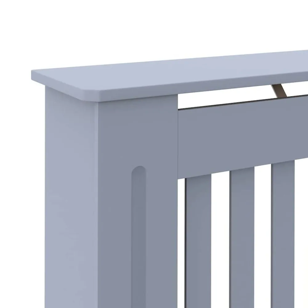 vidaXL Cubierta para radiador MDF gris 152x19x81,5 cm Antracita Discount