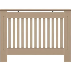 vidaXL Accesorios Para Electrodomésticos-Cubierta para radiador MDF 112x19x81,5cm