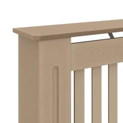 vidaXL Accesorios Para Electrodomésticos-Cubierta para radiador MDF 112x19x81,5cm
