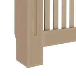 vidaXL Accesorios Para Electrodomésticos-Cubierta para radiador MDF 112x19x81,5cm