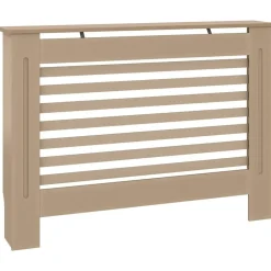 vidaXL Cubierta para radiador MDF 112x19x81,5 cm Marr&oacute;n Outlet