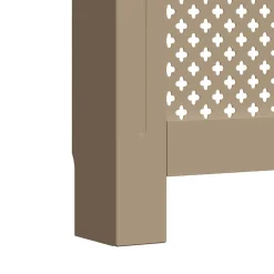 vidaXL Accesorios Para Electrodomésticos-Cubierta para radiador MDF 112x19x81,5cm