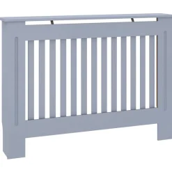 vidaXL Accesorios Para Electrodomésticos-Cubierta para radiador MDF 112x19x81,5 cm