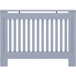 vidaXL Accesorios Para Electrodomésticos-Cubierta para radiador MDF 112x19x81,5 cm