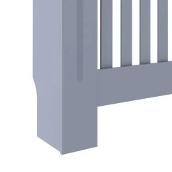 vidaXL Accesorios Para Electrodomésticos-Cubierta para radiador MDF 112x19x81,5 cm