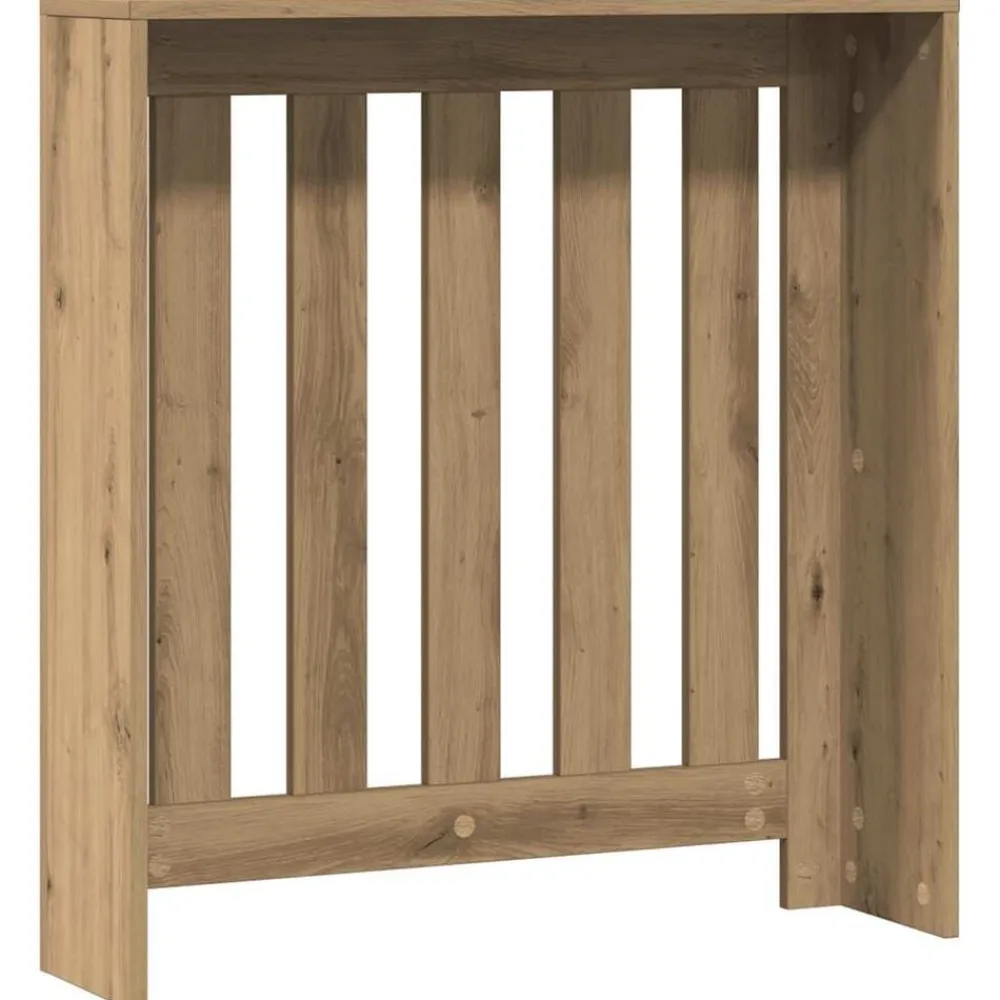 vidaXL Cubierta radiador madera ingeniería artisan 78x20x82 cm Roble Outlet