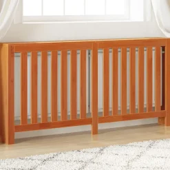 vidaXL Cubierta radiador madera maciza pino marrón cera 169x19x84 cm Marr&oacute;n Best