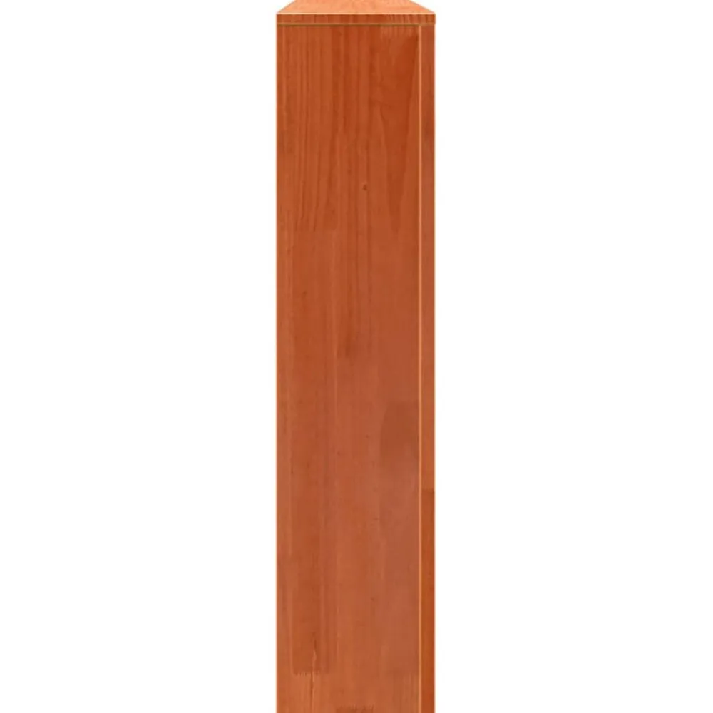 vidaXL Cubierta radiador madera maciza pino marrón cera 169x19x84 cm Marrón Best