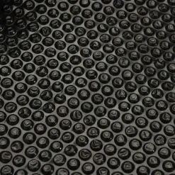 vidaXL Cubierta solar de piscina de PE rectangular flotante 8x5m Negro Outlet