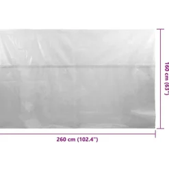 vidaXL Cubierta solar de piscina de PE flotante 260x160 cm Gris Best