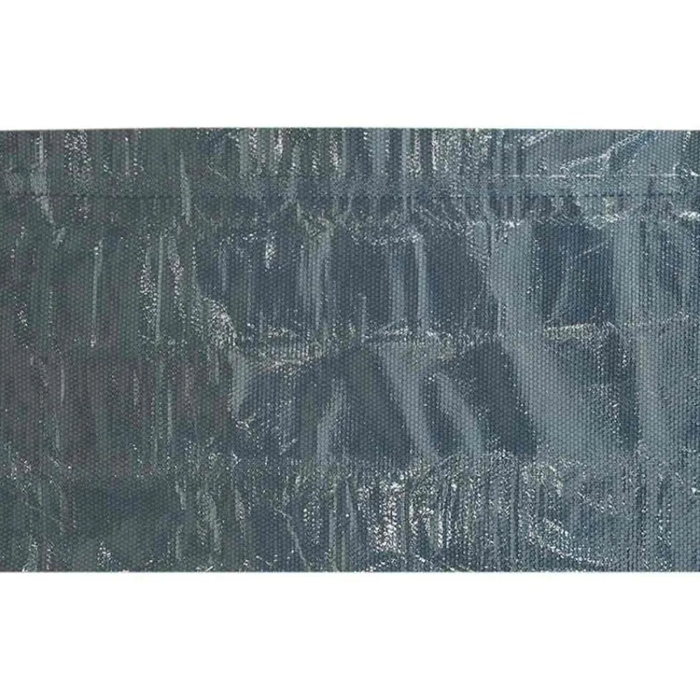 vidaXL Piscina Y Spa-Cubierta solar de piscina PE flotante negro y azul 1000x500cm