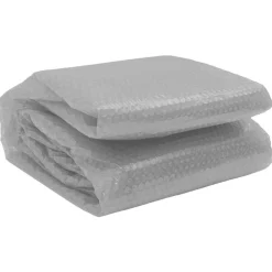 vidaXL Cubierta solar de piscina de PE flotante 381 cm Gris Hot