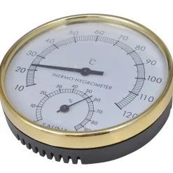 vidaXL Piscina Y Spa-Cubo de accesorios de sauna cuchara, reloj, termo higrómetro