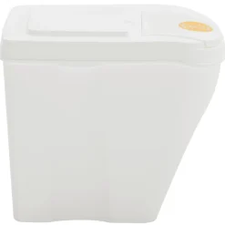 vidaXL Cubos de basura apilables 4 uds polipropileno 100 L Blanco Best