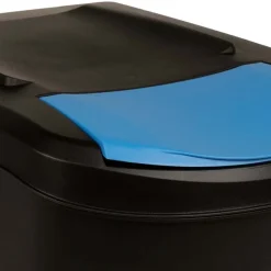 vidaXL Cubos de basura apilables 4 piezas gris 100 L Antracita Best