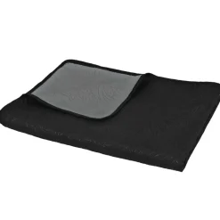 vidaXL Cubrecama acolchado doble cara 230x260 cm Gris y negro Discount