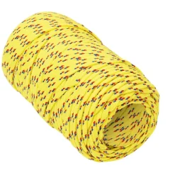 vidaXL Cuerda de barco polipropileno 2 mm 25 m Amarillo