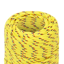vidaXL Cuerda de barco polipropileno 2 mm 25 m Amarillo