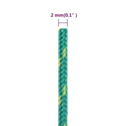vidaXL Accesorios De Bricolaje-Cuerda de barco polipropileno 2 mm 25 m