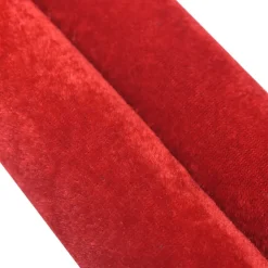 vidaXL Cuerda para poste de control de masas terciopelo rojo Plateado Best