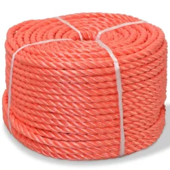 vidaXL Accesorios De Bricolaje-Cuerda trenzada de polipropileno 10 mm 100 m