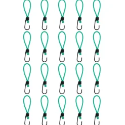vidaXL Piezas Y Accesorios Para Vehículos-Cuerdas elásticas con ganchos 20 unidades 15 cm