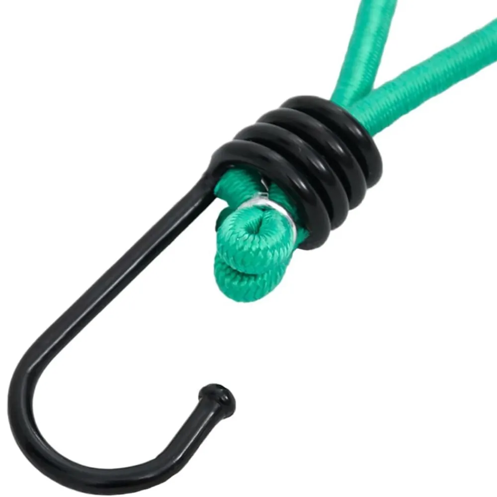 vidaXL Piezas Y Accesorios Para Vehículos-Cuerdas elásticas con ganchos 20 unidades 15 cm